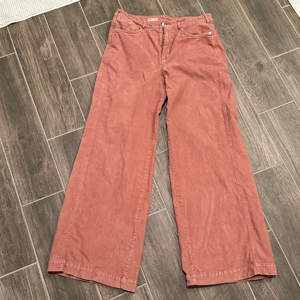 Pilcro by Anthropologie - The Gwen Wide-Leg Corduroy Pants - Picture 7 of 11